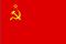 Флаг СССР c креплением на присоске на крыло автомобиля